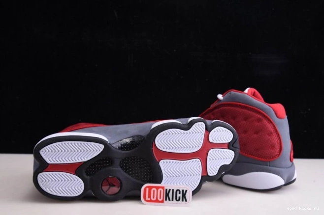 Jordan Grey 414571-600 13 Air Red Flint Gym Retro 0823